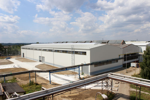 W 2015 roku wykonaliśmy za pośrednictwem wykonawcy generalnego budowę hali magazynowej znanej spółki ArcelorMittal Tubular Products Karviná a.s.